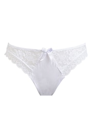 Pour Moi White Rebel Brazilian Knickers - Image 4 of 5