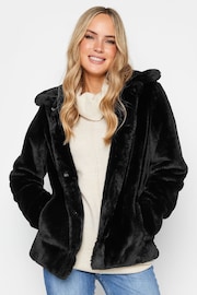 Long Tall Sally Black Faux Fur Coats - Image 1 of 4
