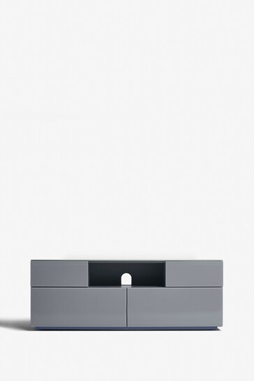 Grey Sloane Glass Collection Luxe Up to 55" TV Stand