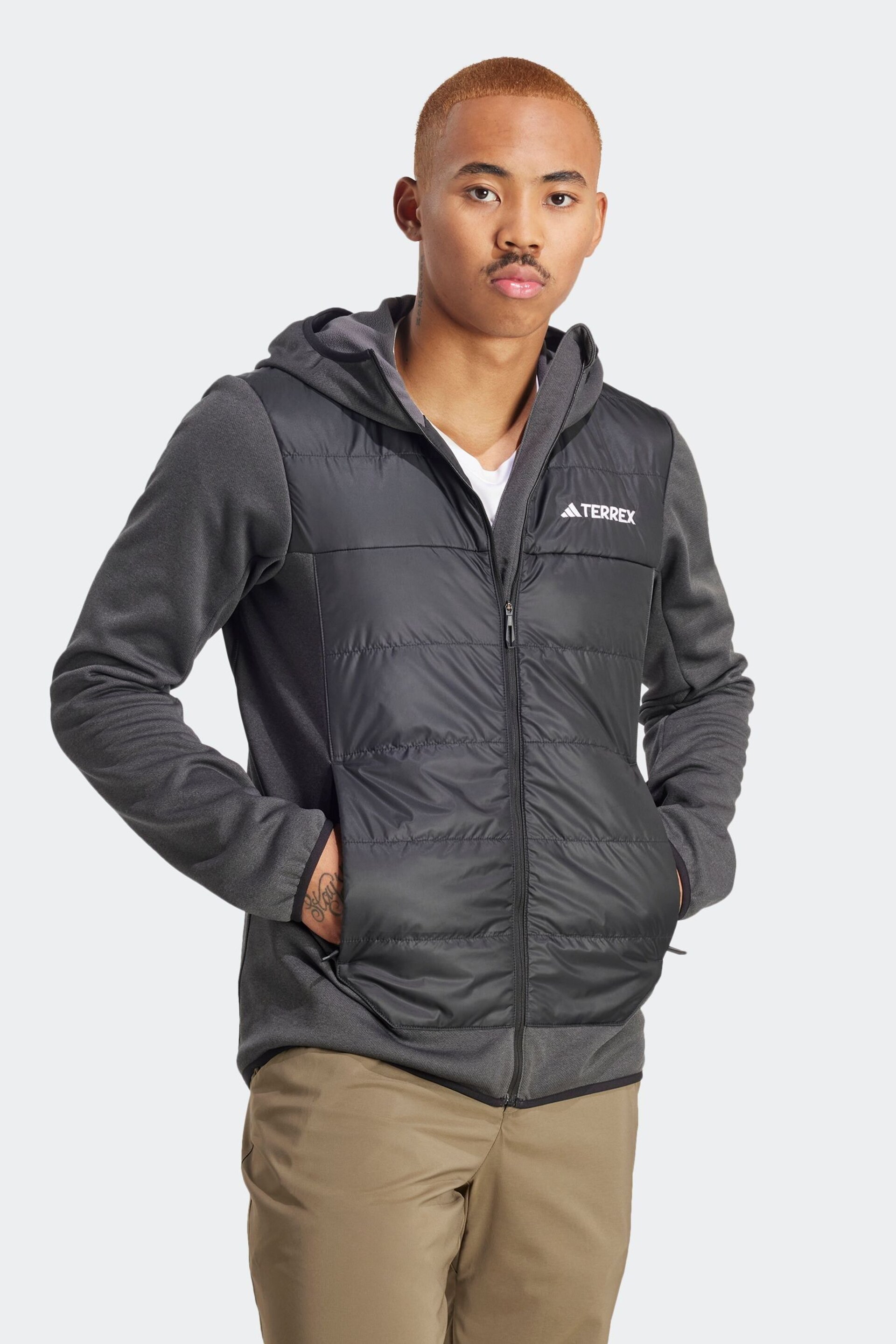 adidas Terrex Multi Hybrid Insulated Hooded Jacket - Image 1 of 8