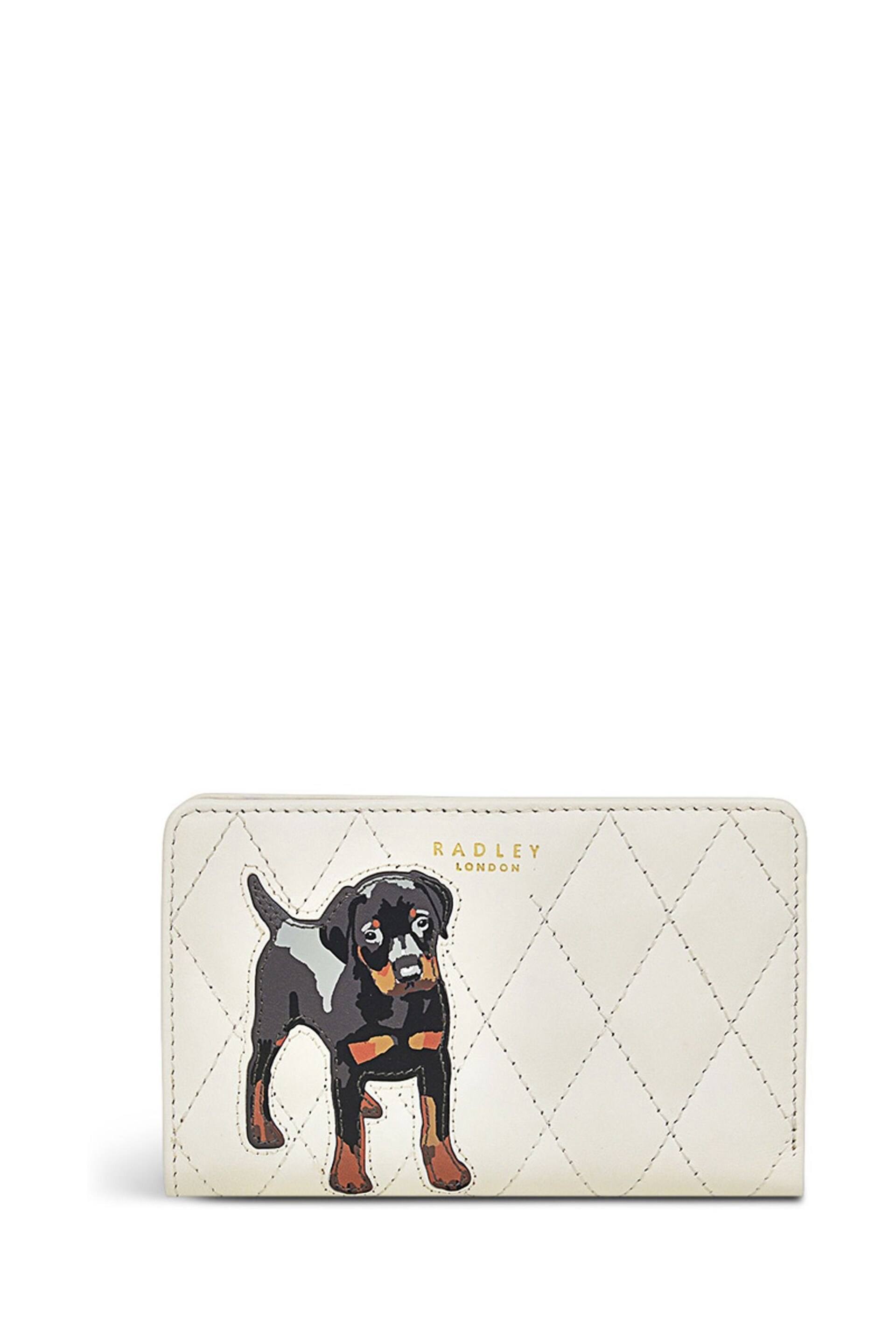 Radley London And Friends Medium Bifold White Purse - Image 1 of 4