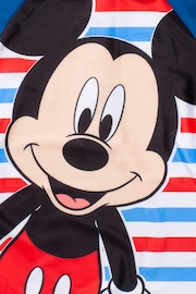 Vanilla Underground Blue Disney Mickey Mouse Licensing Boys Short Sleeve Swimsuit - Image 4 of 4