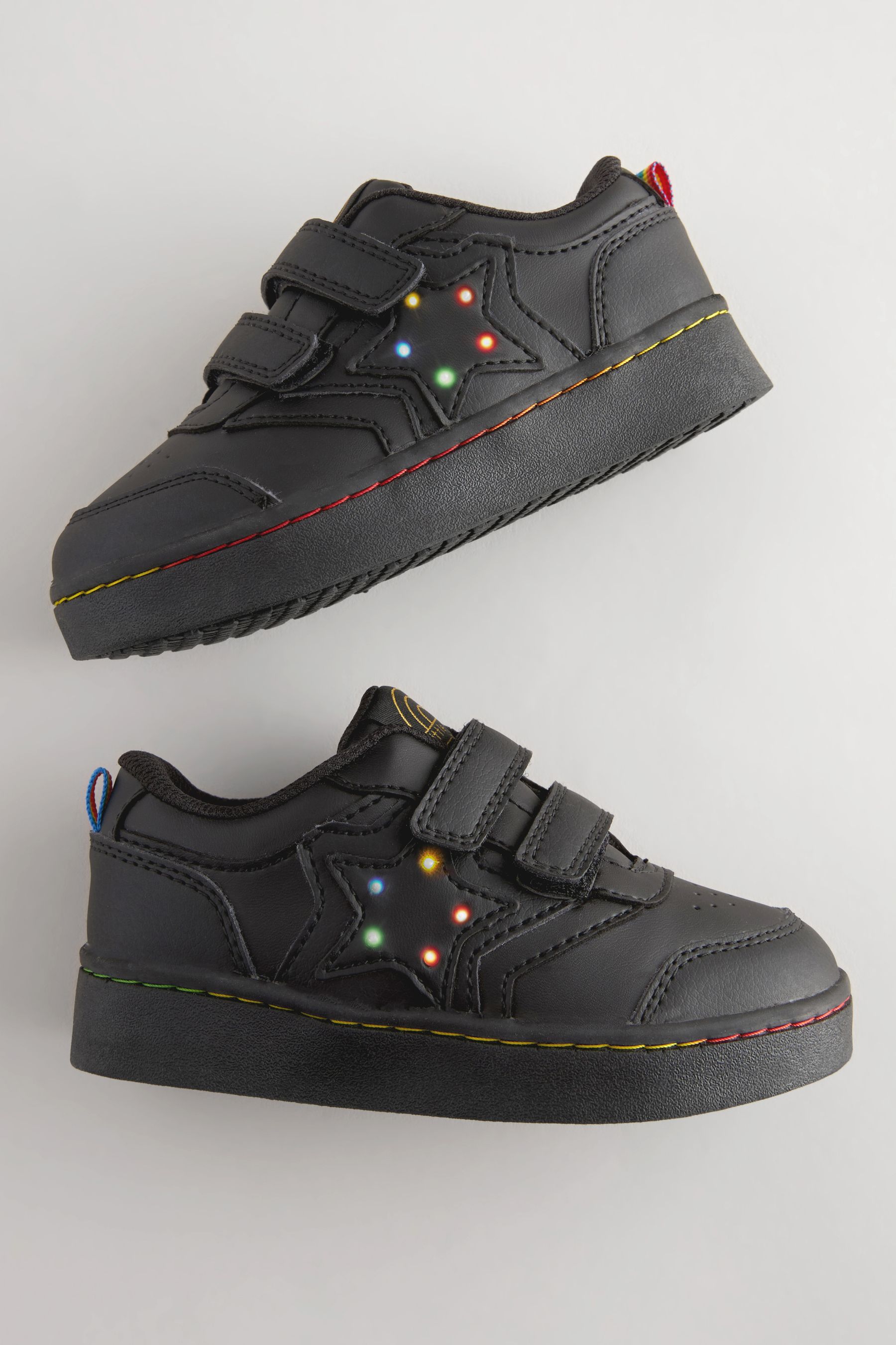 Buy Little Bird by Jools Oliver Black Back to School Light Up Trainers from the Next UK online shop