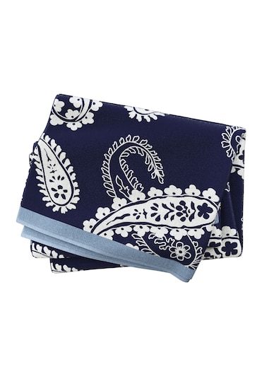 Helena Springfield Set of 2 Blue Paisley Hand Towels