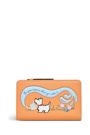 Radley London Medium Orange The Grass Is Greener Bifold Purse - Image 1 of 4