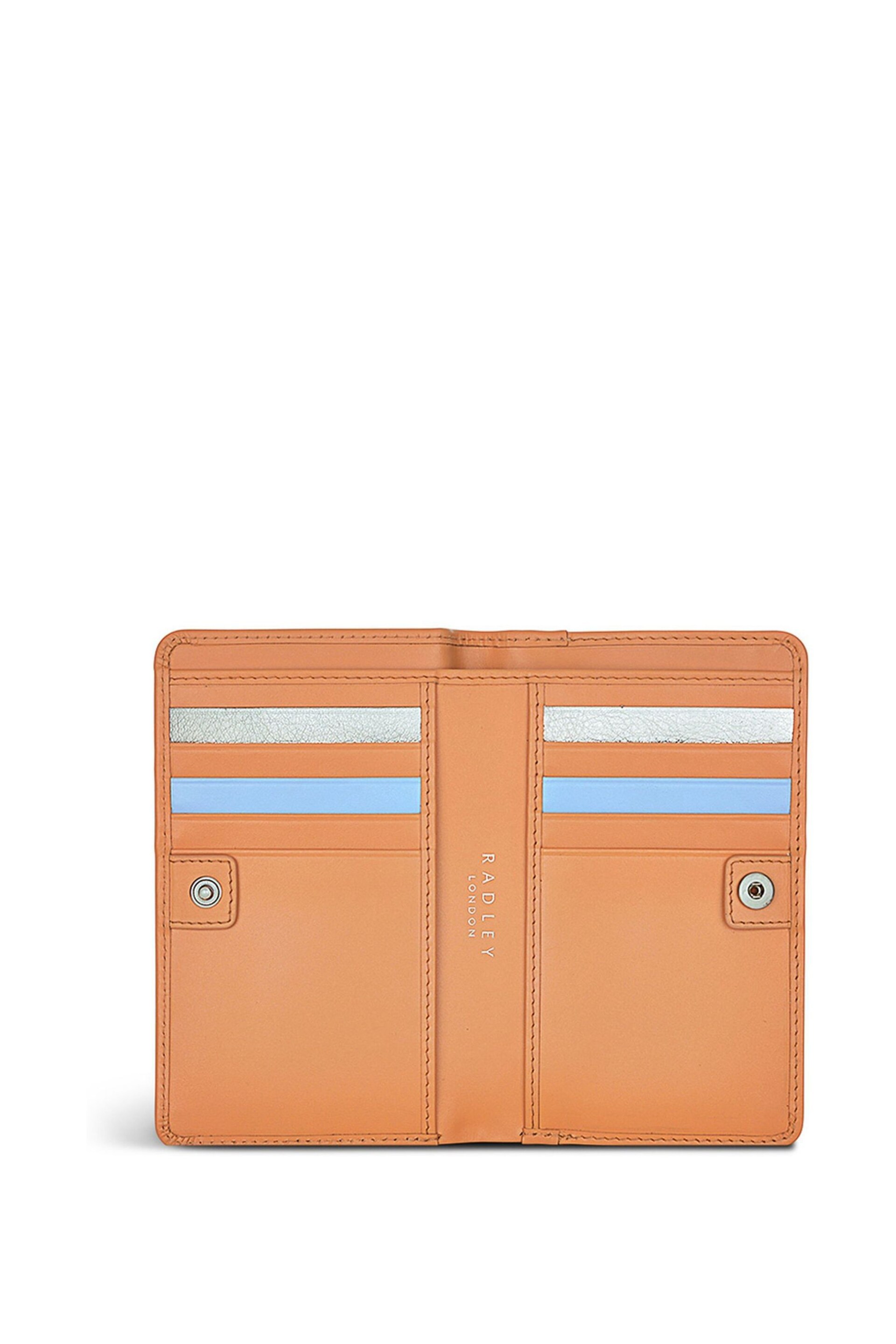 Radley London Medium Orange The Grass Is Greener Bifold Purse - Image 3 of 4