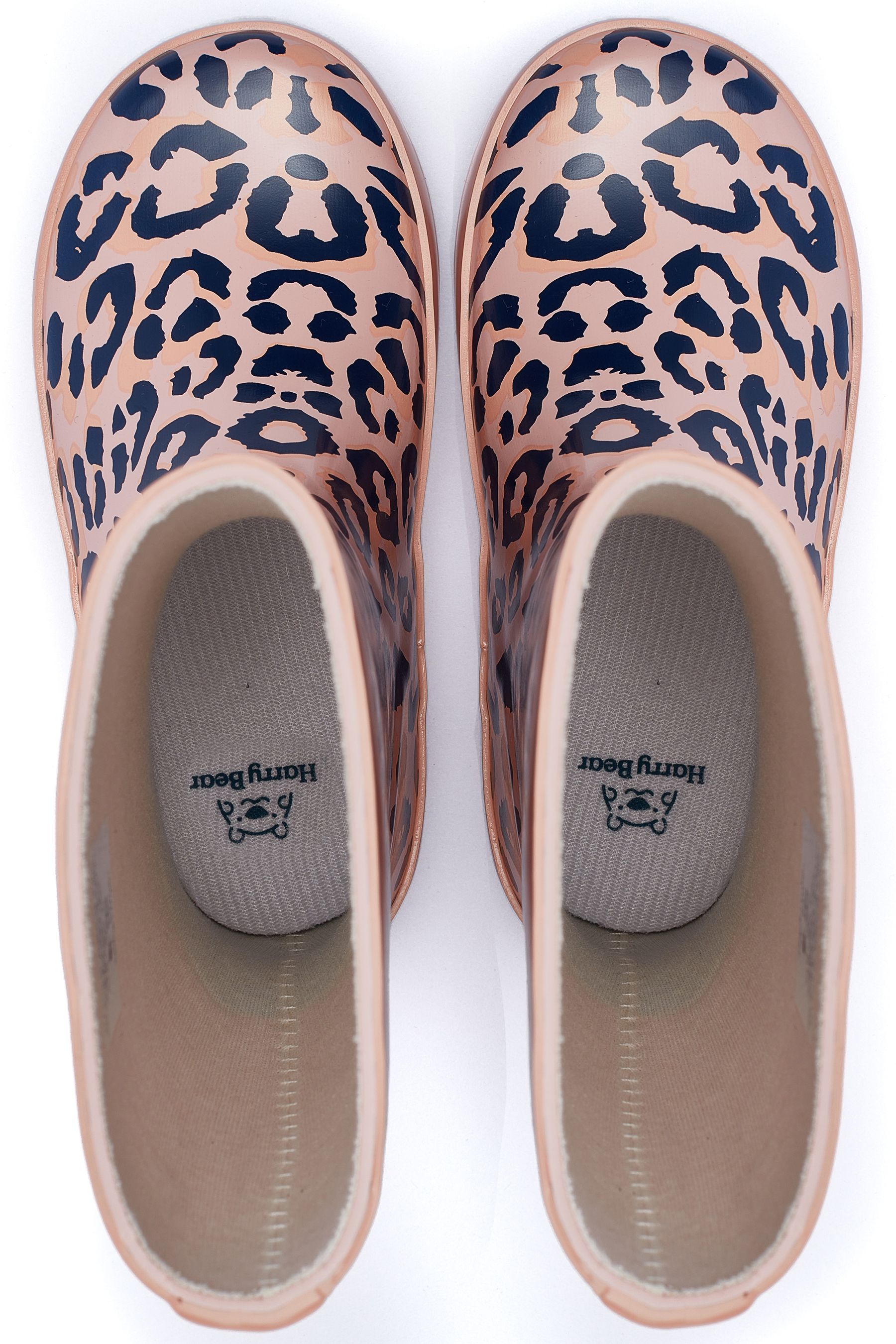 Buy Harry Bear Purple Leopard Print Printed Wellies from Next Luxembourg