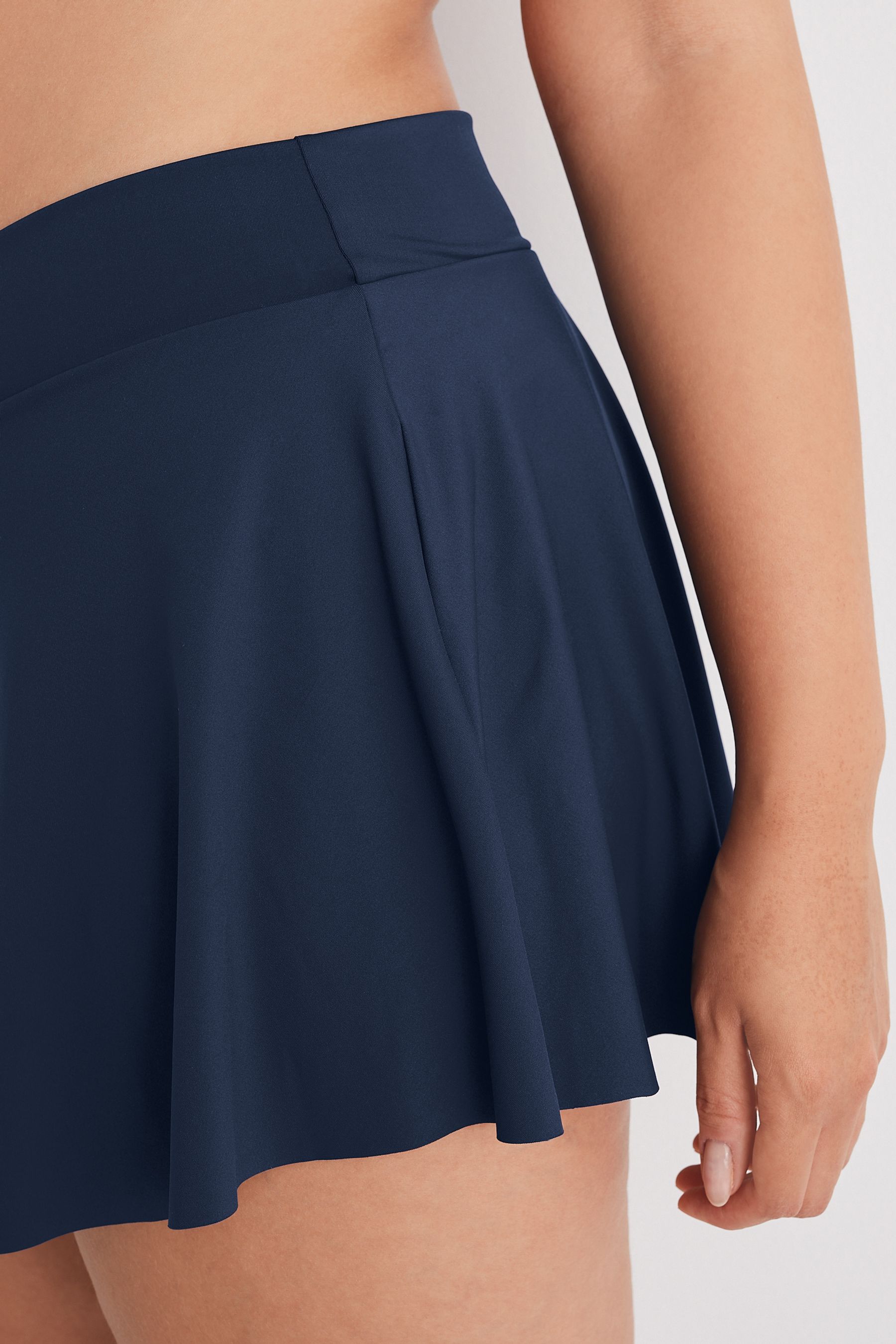 Plus size navy swim skirt deals