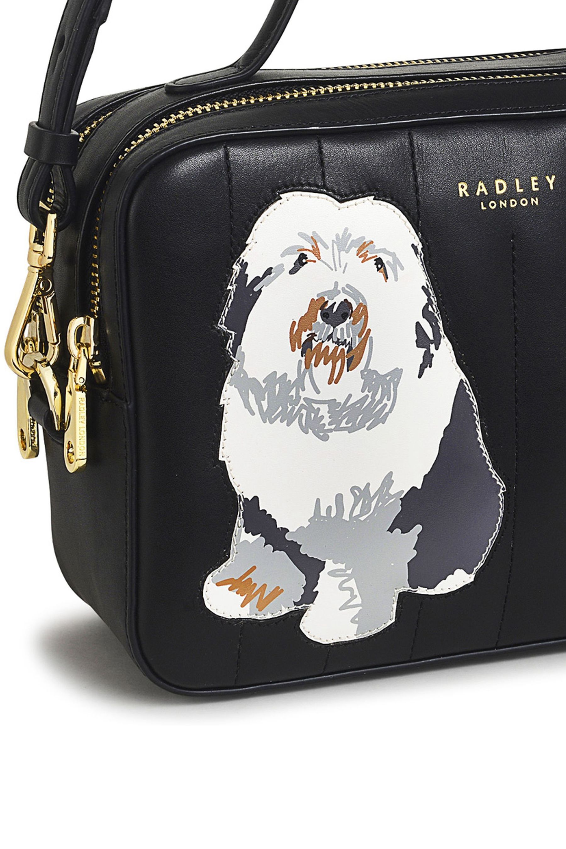 Buy Radley London Small And Friends Zip Top Cross Body Black Bag from Next Belgium
