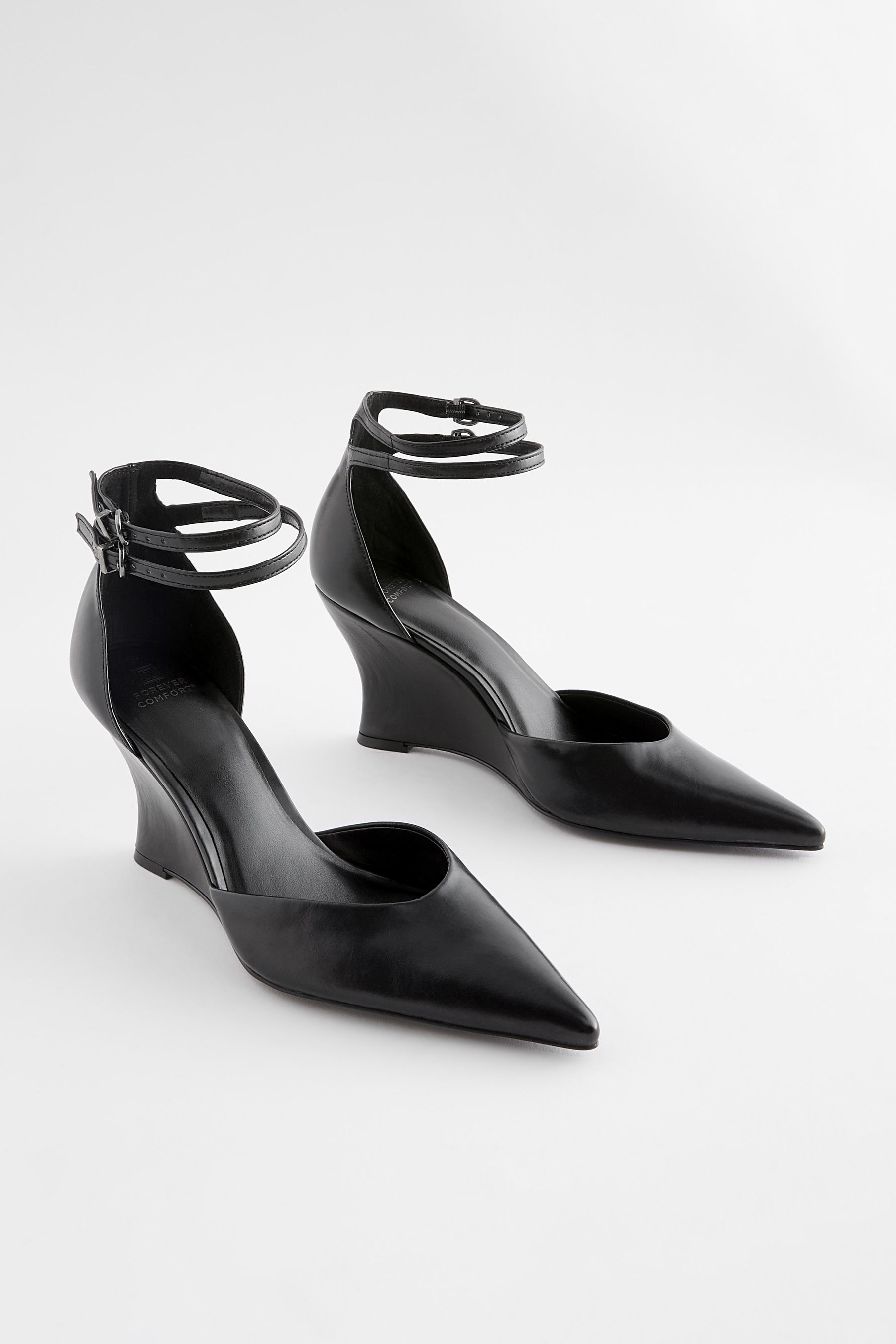 Next black wedges discount