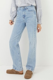 FatFace Blue Elise Wide Leg Jeans - Image 3 of 7