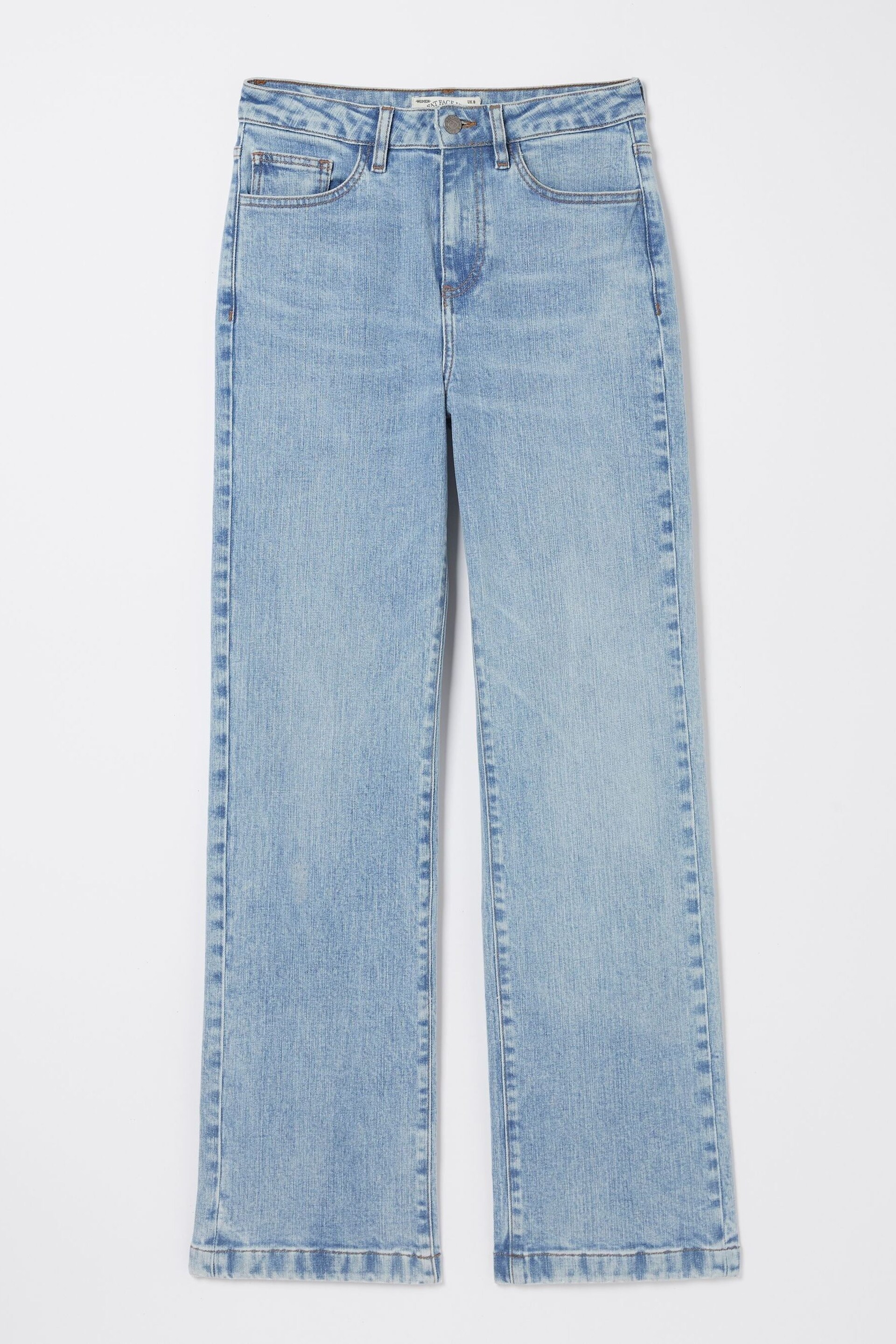 FatFace Blue Elise Wide Leg Jeans - Image 6 of 7