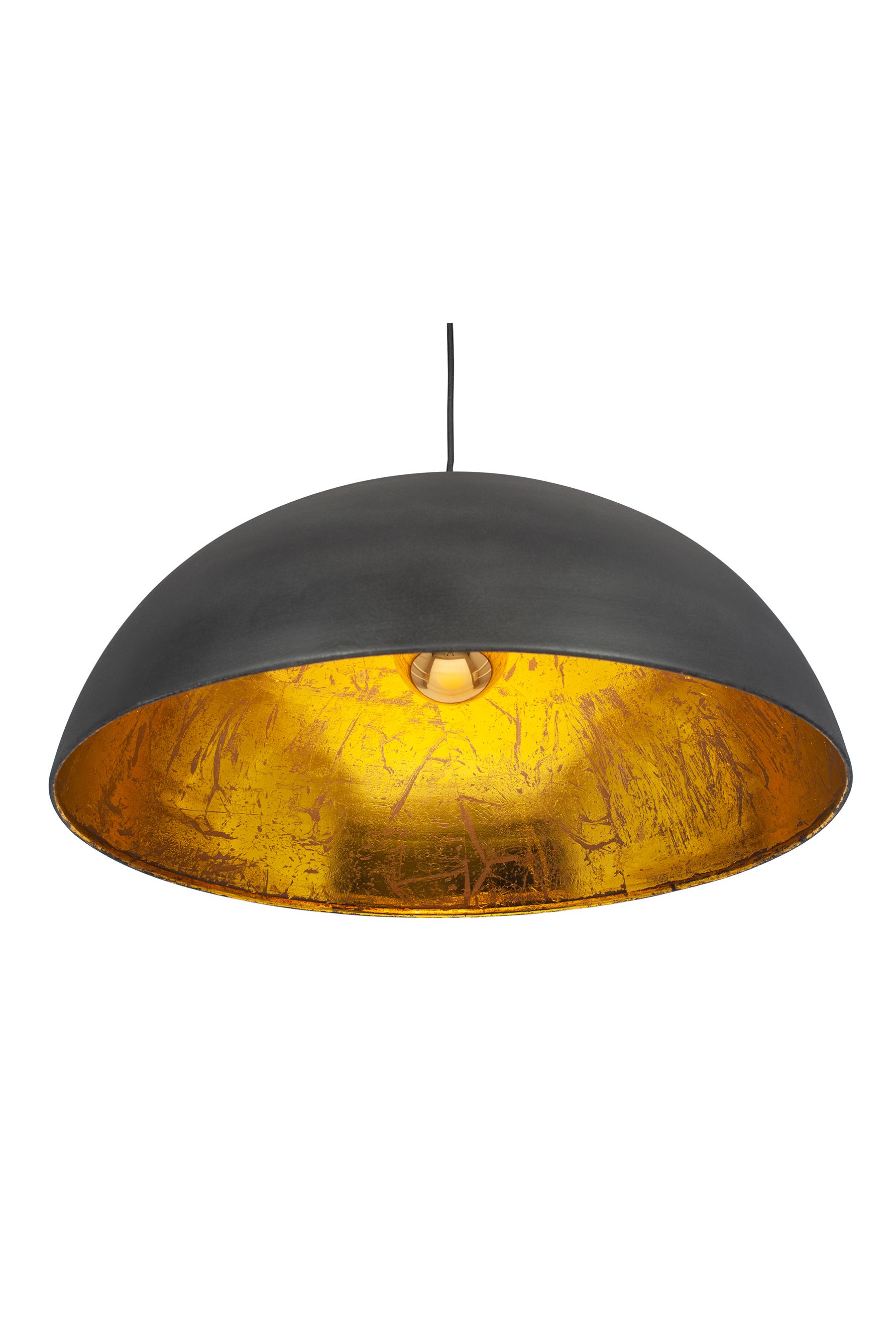 Black and gold dome clearance light