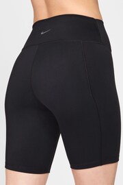 Nike Black One Leak Protection Period High Waisted 8 Cycling Shorts - Image 5 of 9