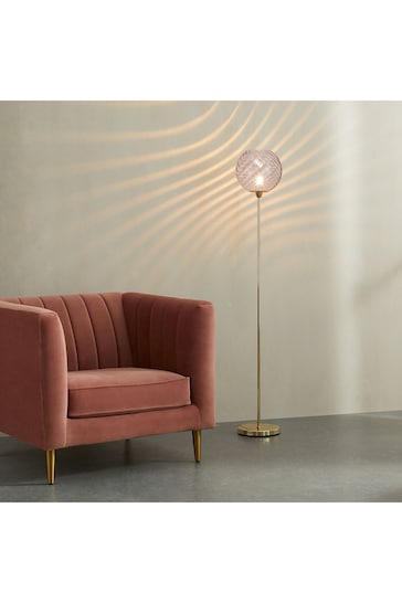 MADE.COM Pink Ilaria Floor Lamp