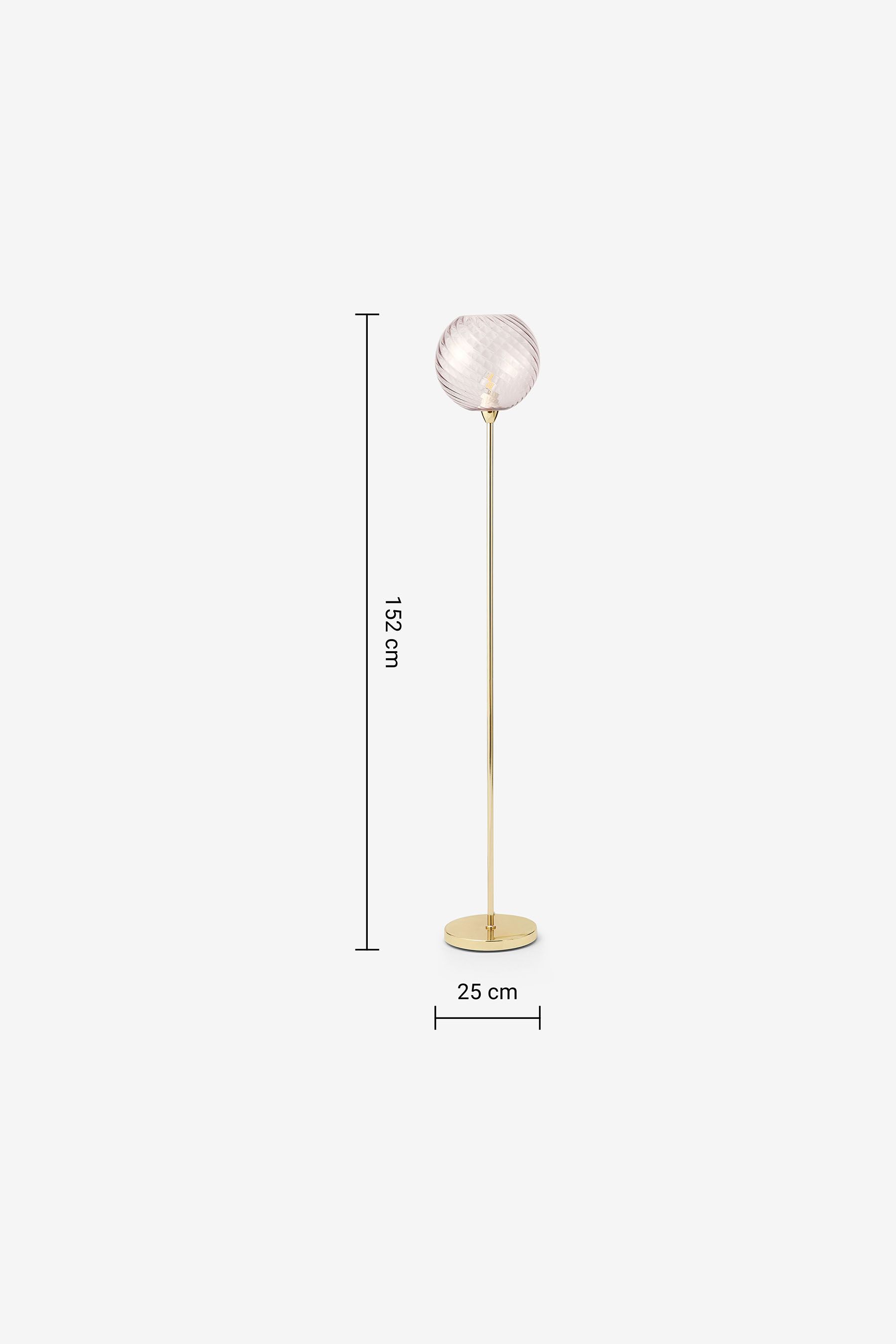 MADE.COM Pink Ilaria Floor Lamp