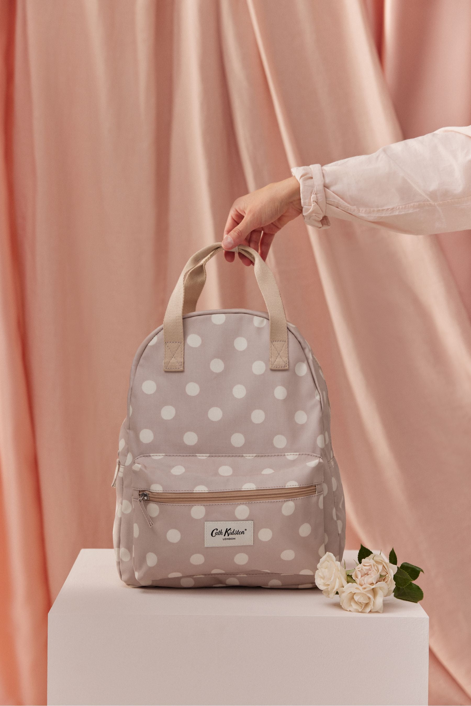 Cath kidston polka dot backpack top