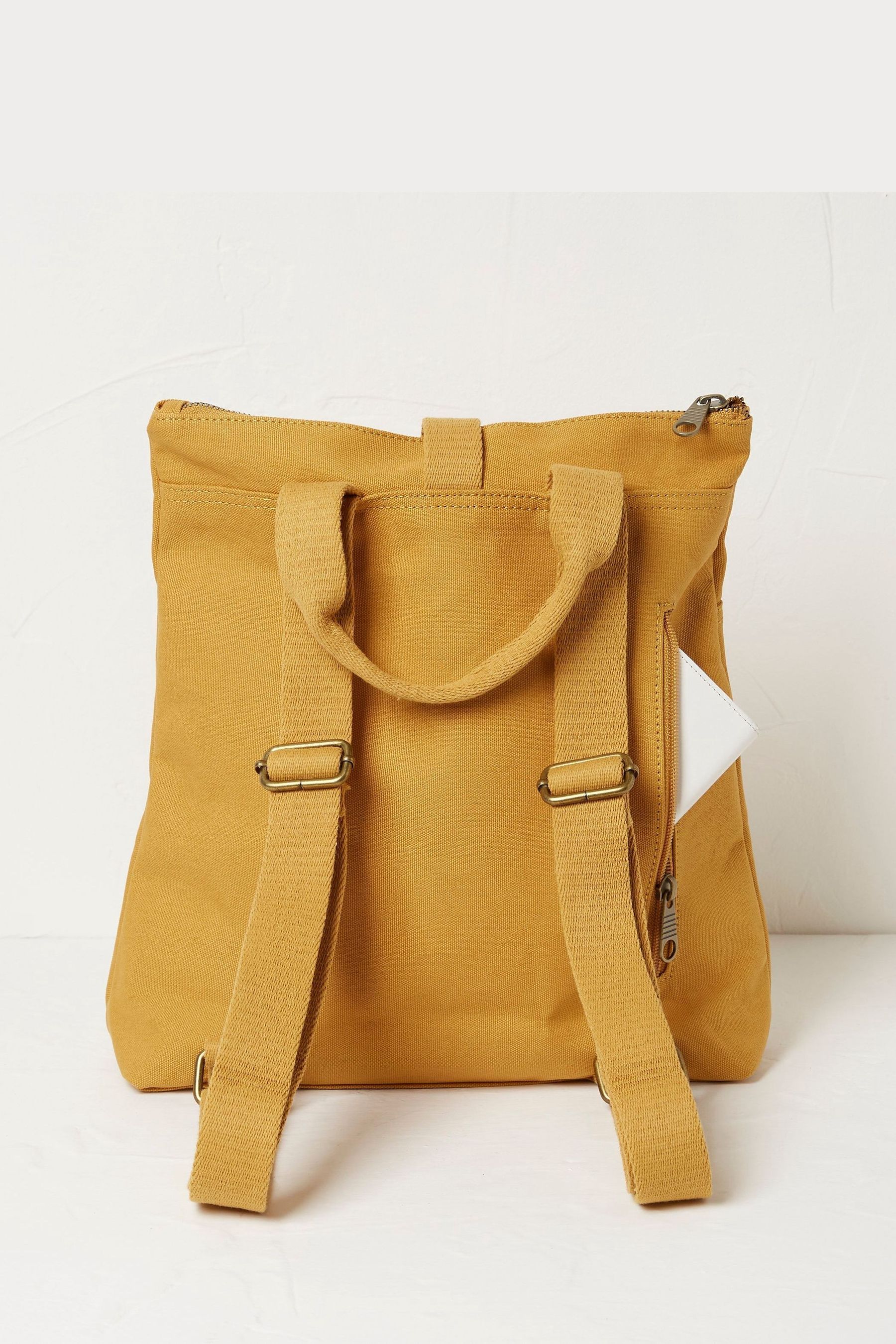 Yellow canvas backpack outlet