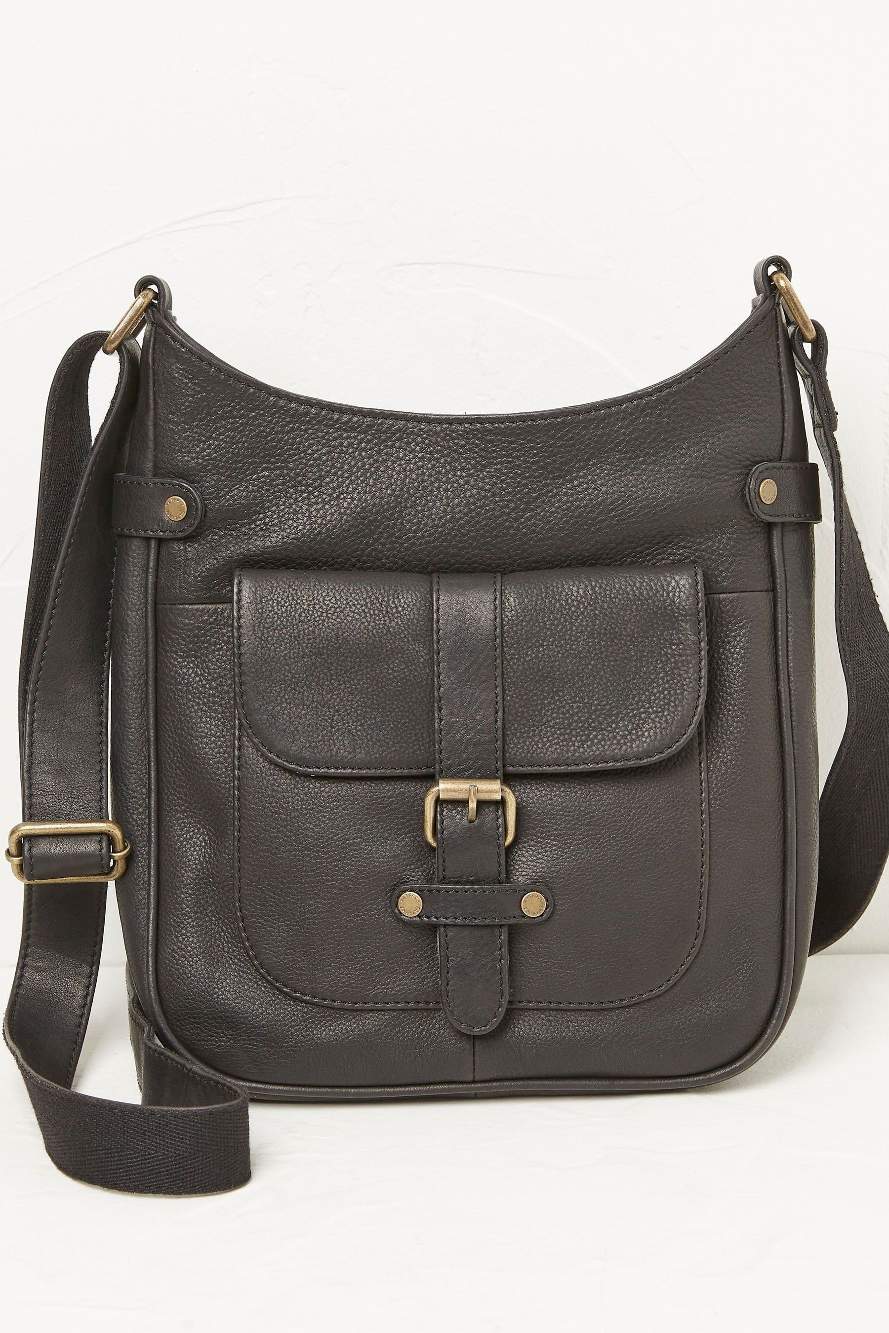 Buy FatFace Black The Annabelle Shoulder Bag from the Next UK