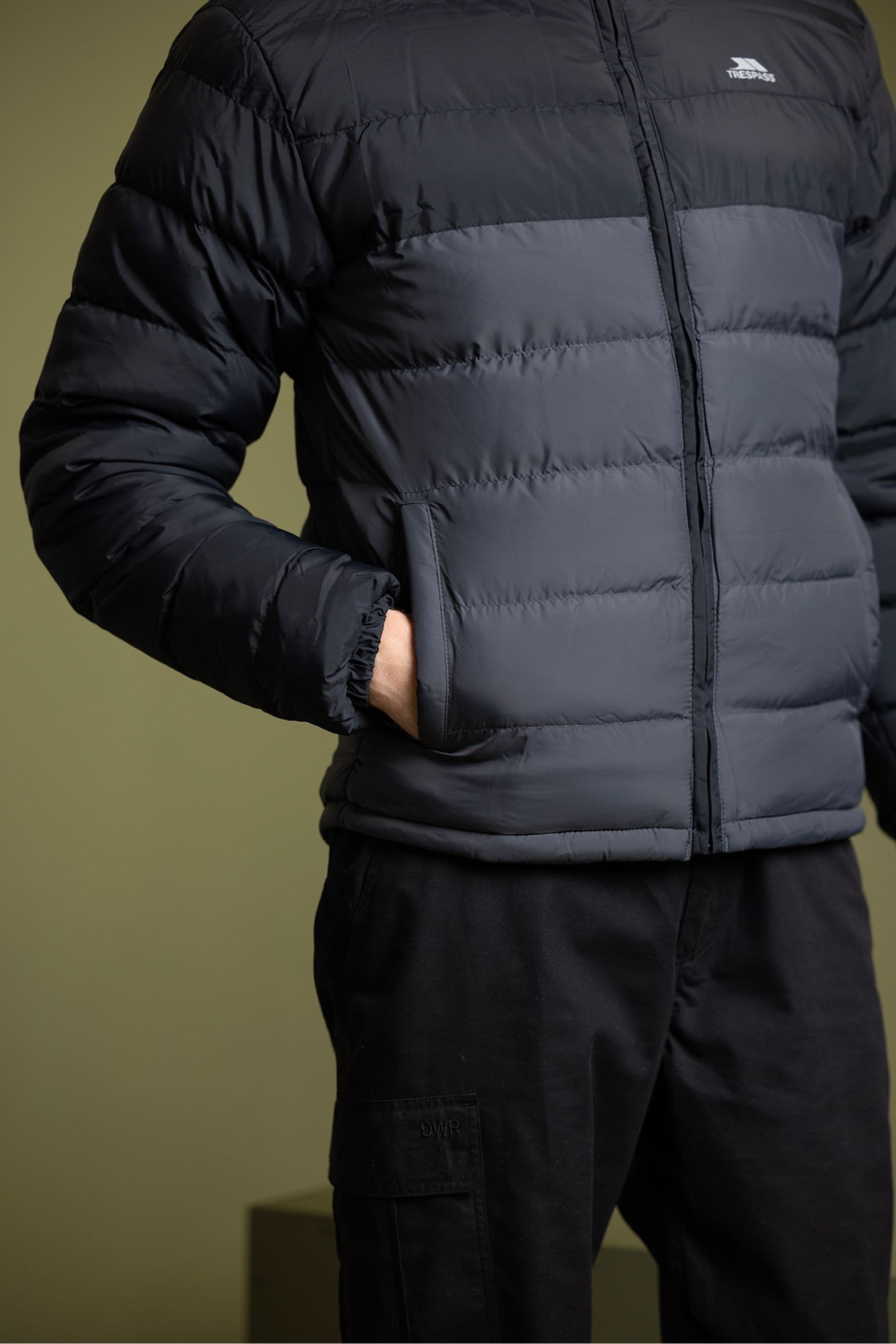 Buy Trespass Oskar Block Padded Jacket from Next Luxembourg