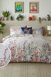 Clarissa Hulse Cream Cascading Kaleidoscope Duvet Cover and Pillowcase Set - Image 1 of 4