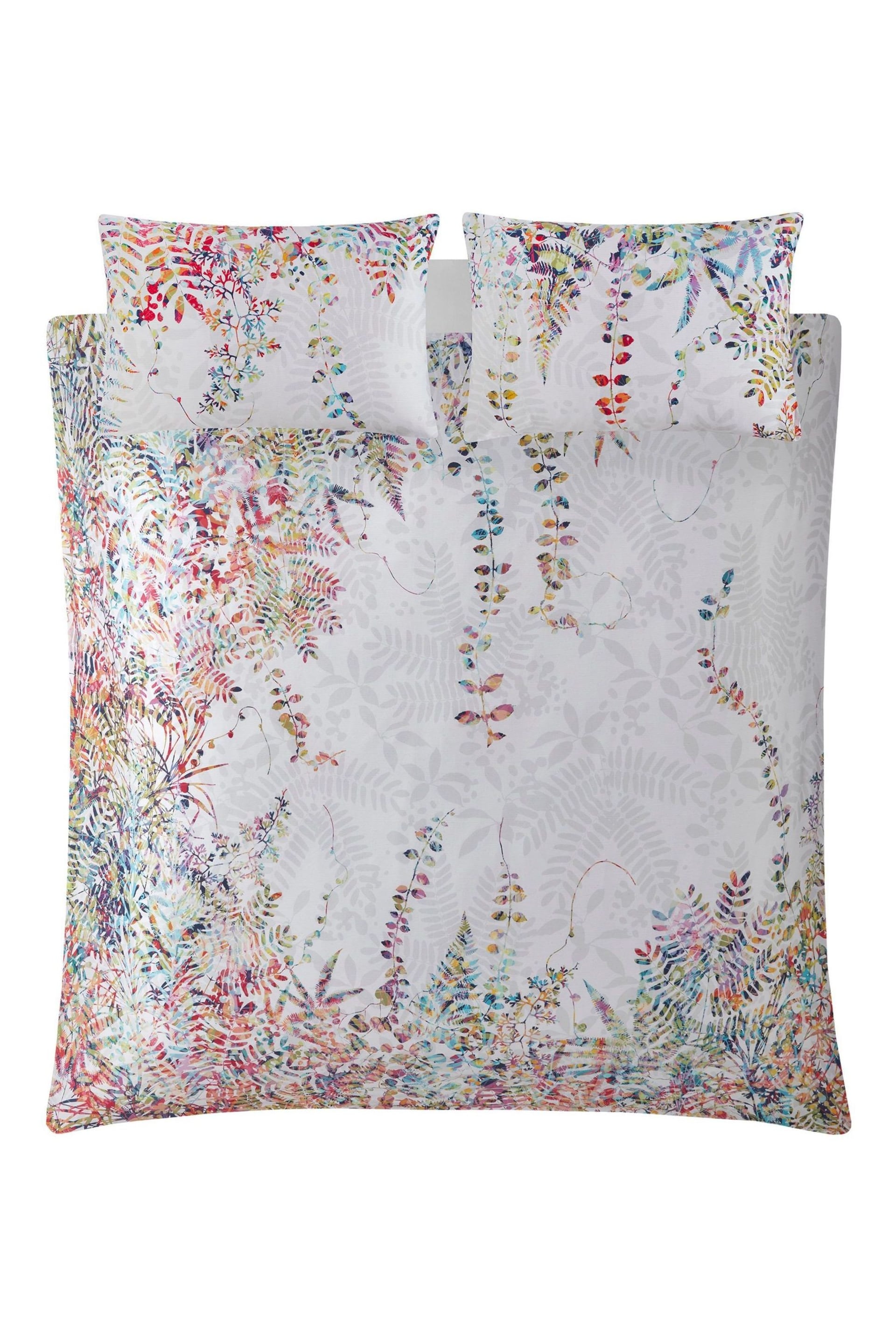 Clarissa Hulse Cream Cascading Kaleidoscope Duvet Cover and Pillowcase Set - Image 3 of 4
