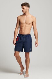 Superdry Blue Polo Swim Shorts - Image 3 of 6