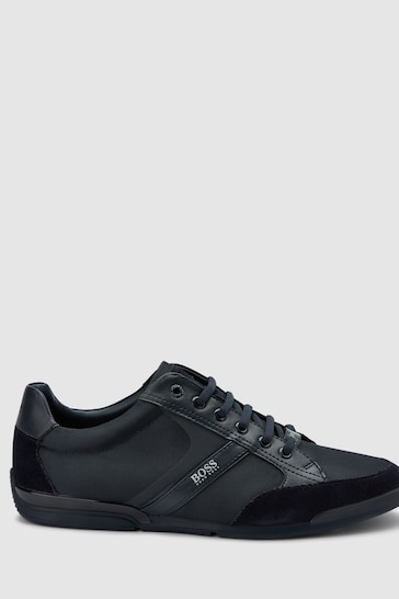Buy BOSS Navy Saturn Trainers from the Next UK online shop