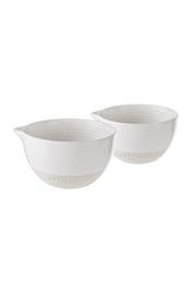 Artisan Street Set of 2 White Prep Bowls - Image 2 of 4