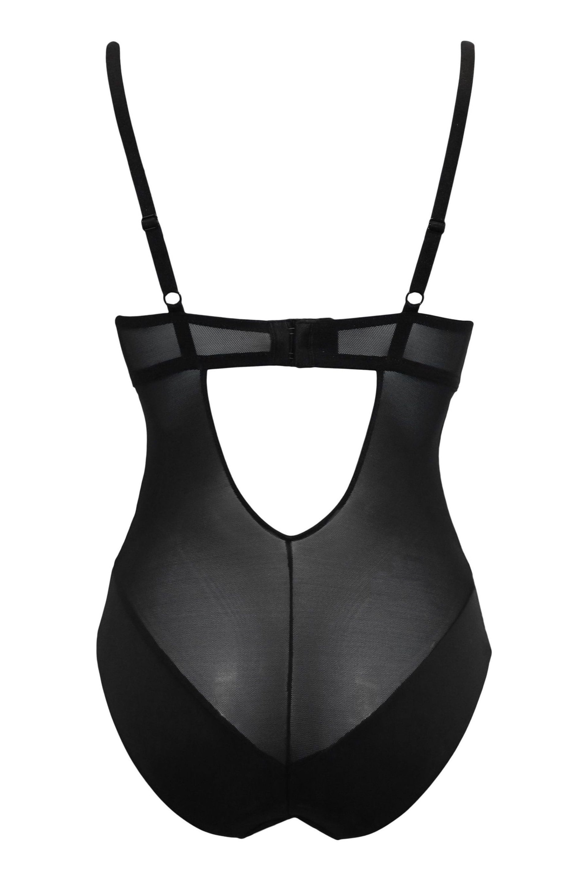 Pour Moi Black Romance Padded Push Up Body - Image 4 of 4