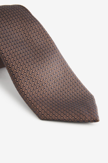 Dark Brown Pattern Tie