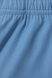 Reiss Sea Blue Shore Junior Plain Drawstring Waist Swim Shorts - Image 4 of 4