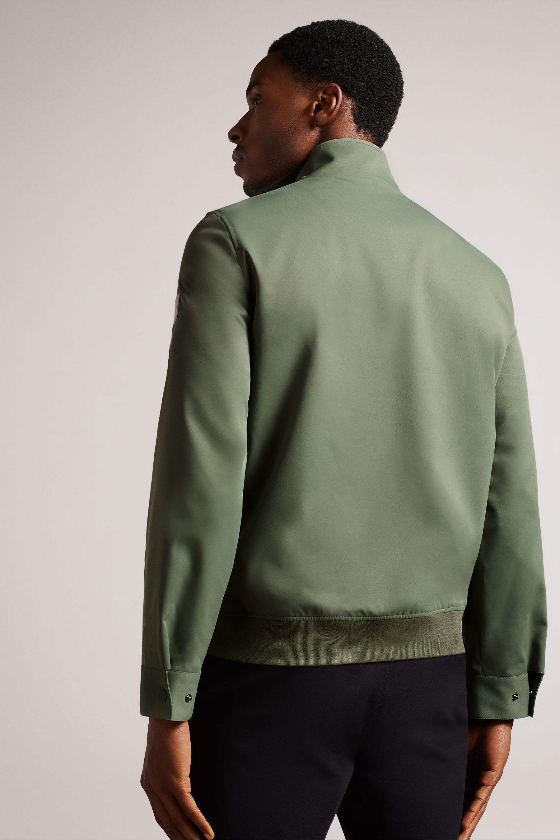 Ted baker green bomber jacket deals