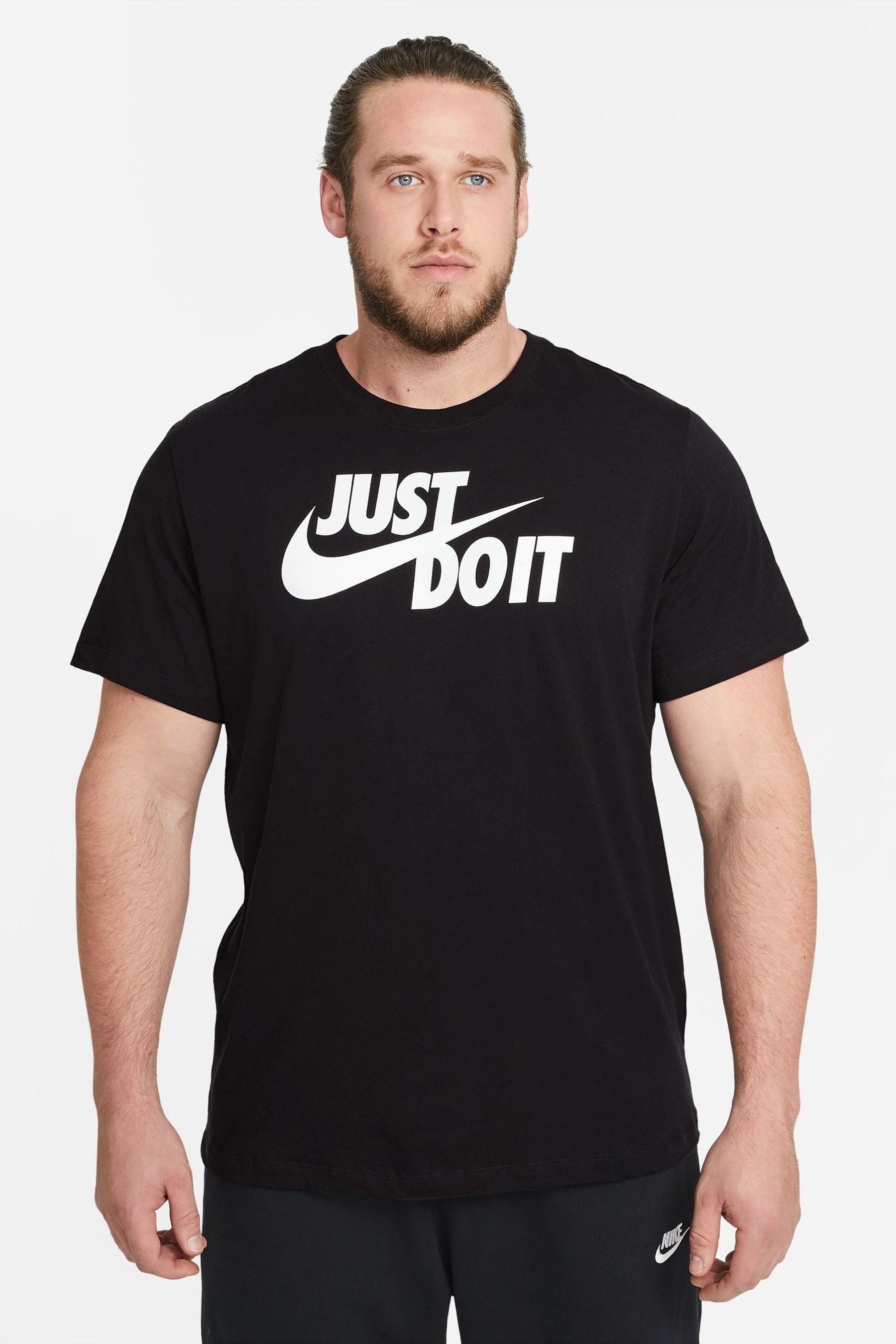 Buy Nike Black Just Do It T Shirt from the Next UK online shop