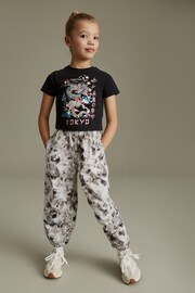 Black Sequin T-Shirt (3-16yrs) - Image 1 of 6