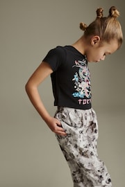 Black Sequin T-Shirt (3-16yrs) - Image 2 of 6
