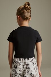 Black Sequin T-Shirt (3-16yrs) - Image 3 of 6