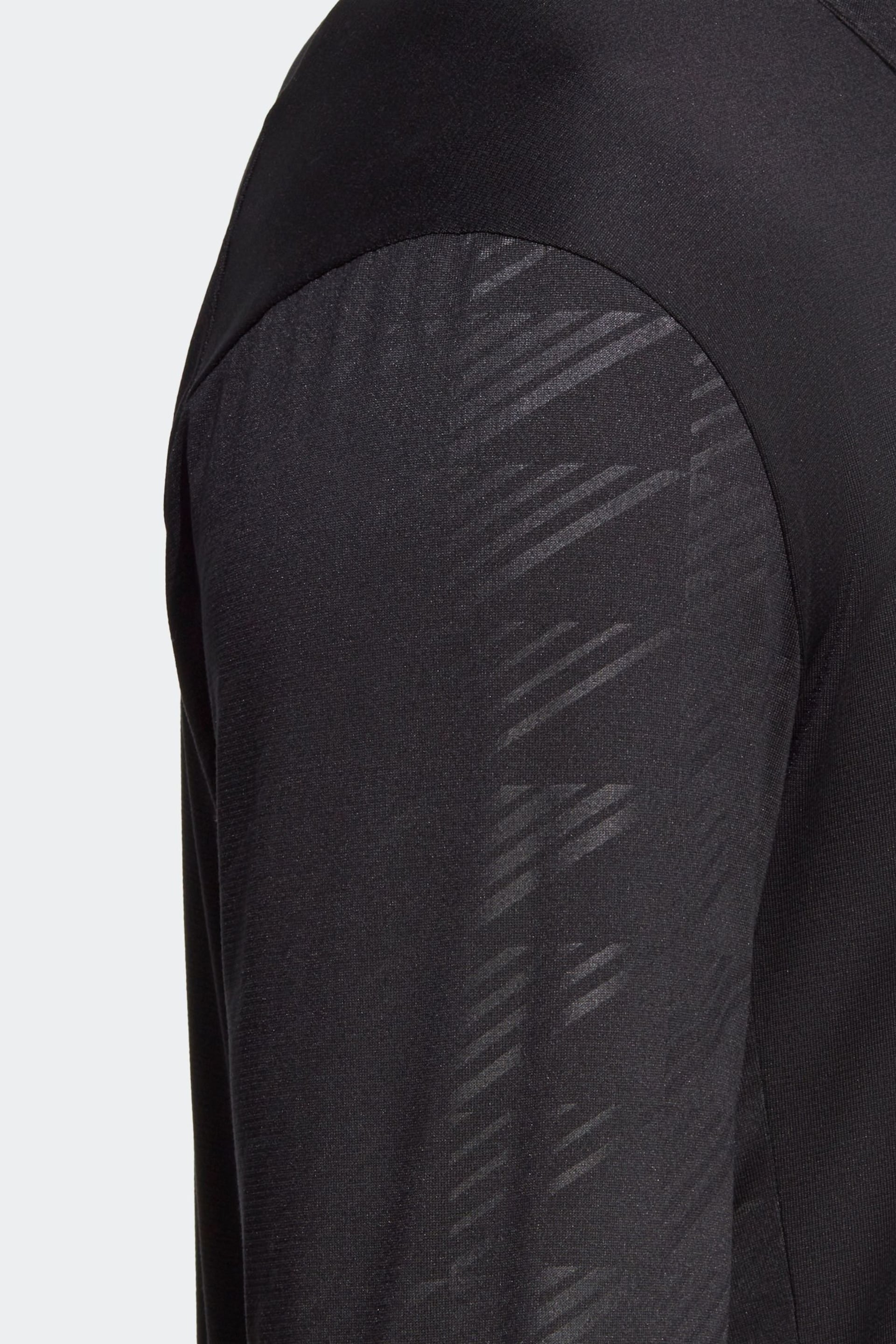 adidas Terrex Khaki Green Half Zip Long Sleeve Fleece - Image 7 of 8