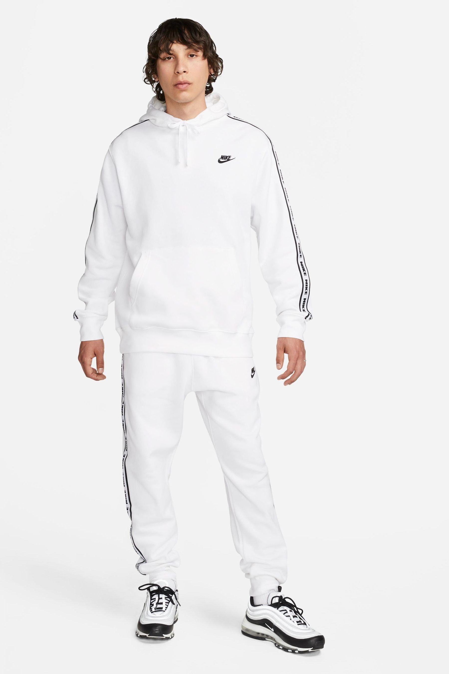 Nike hooded tracksuit clearance