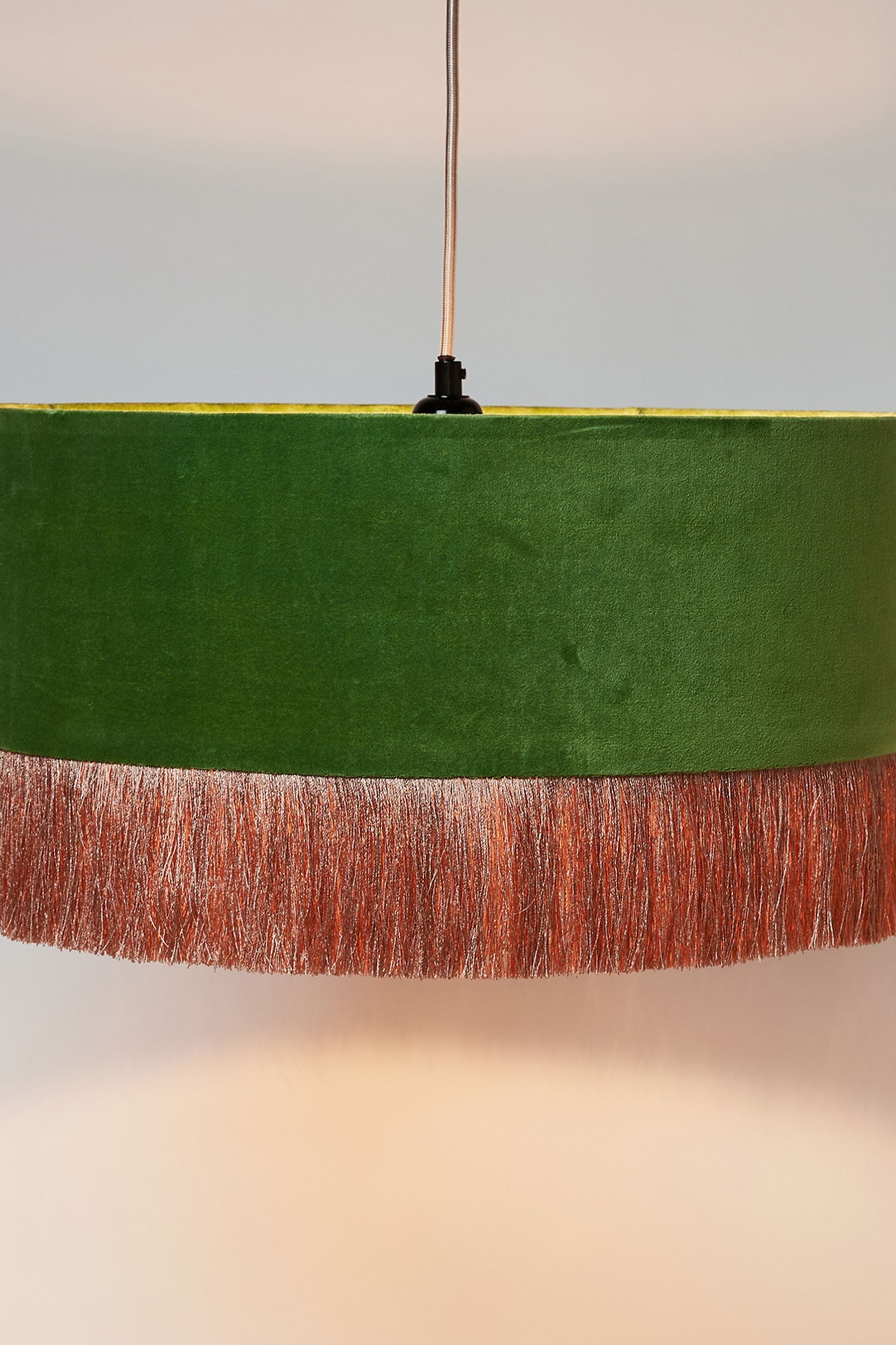 Oliver bonas deals tassel lampshade