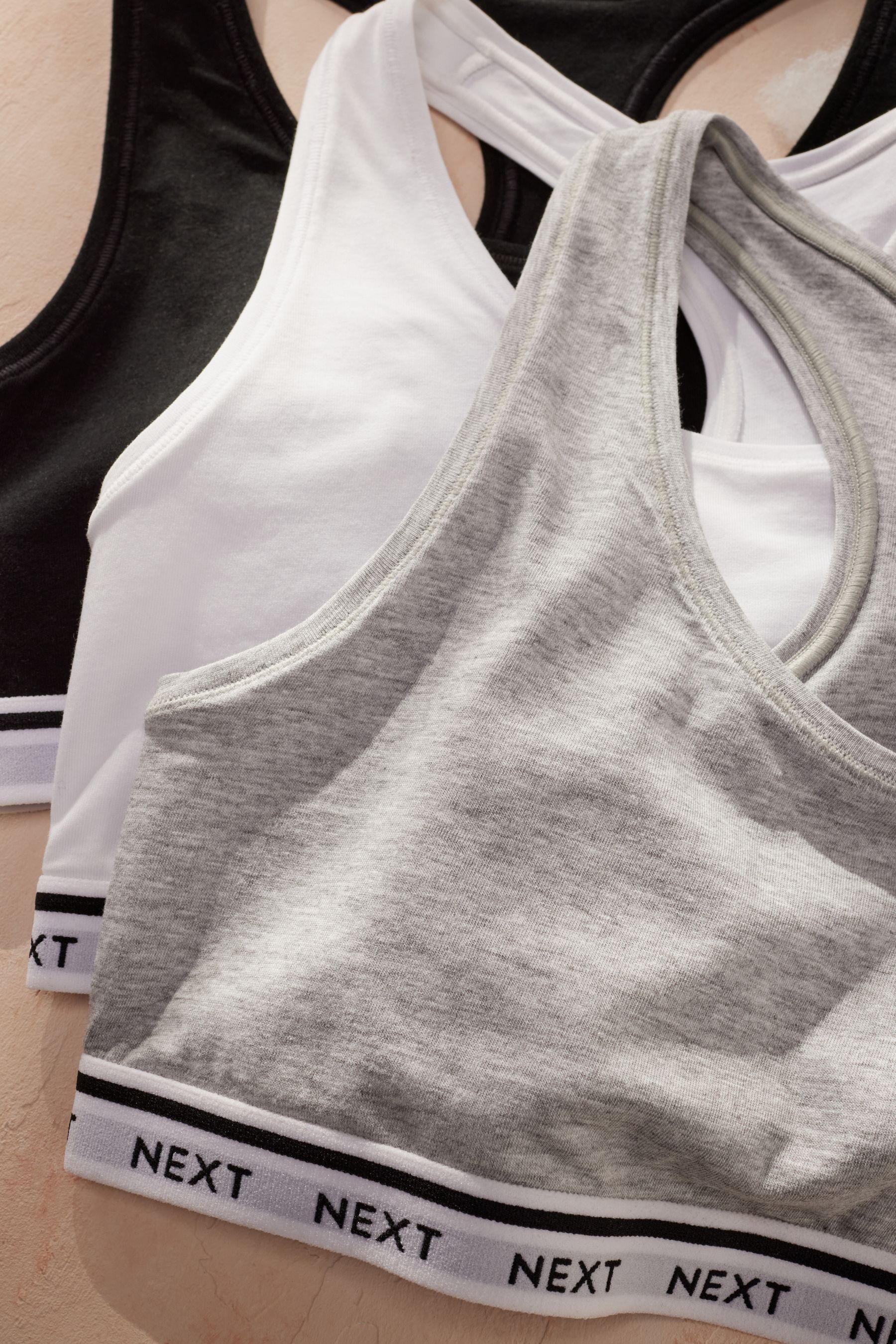 Cotton crop top bra uk outlet