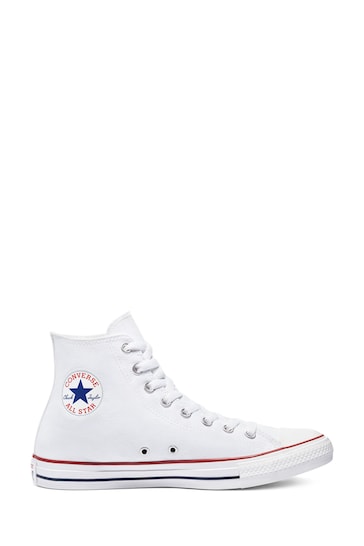 Converse White Regular Fit Chuck Taylor All Star High Trainers