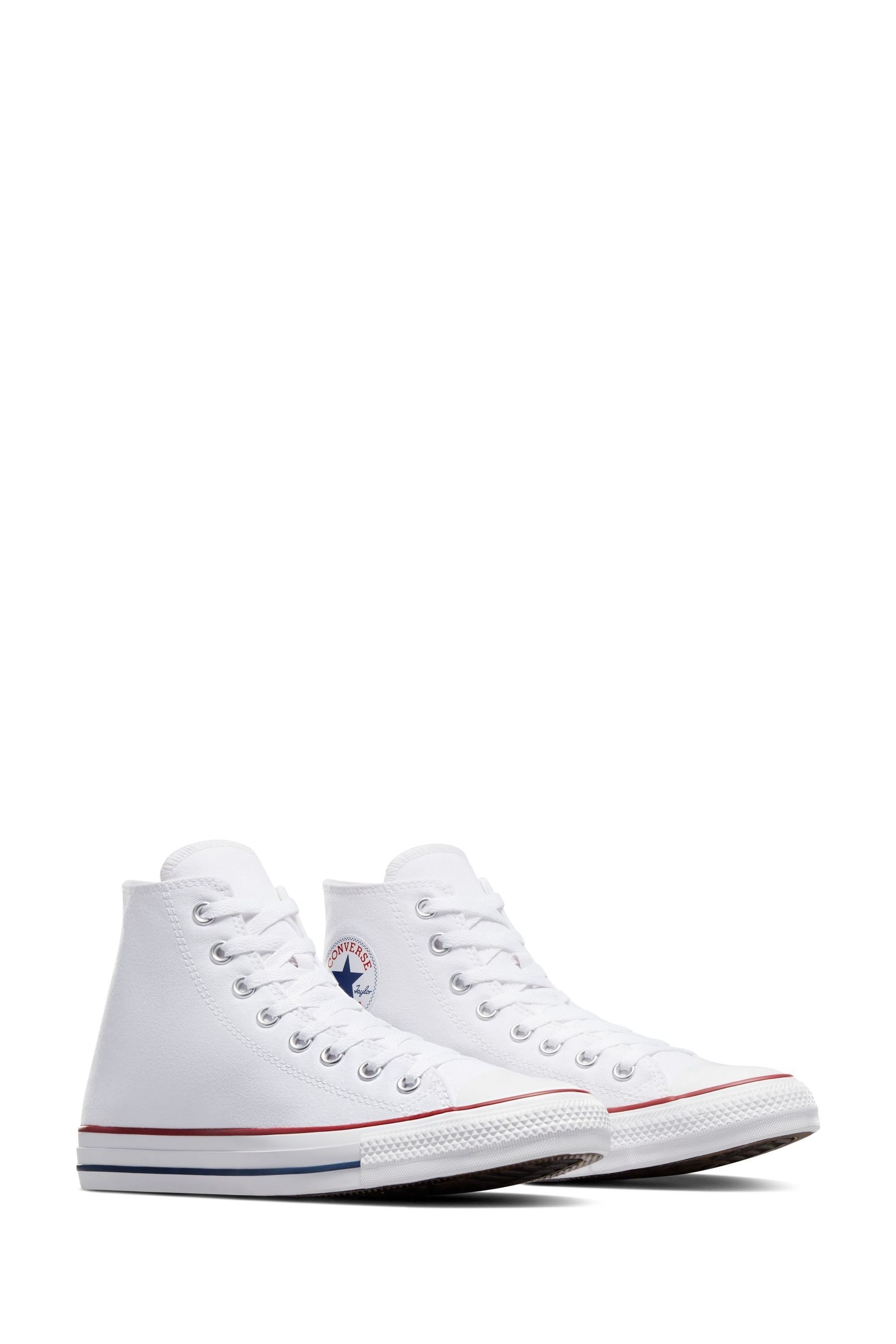 Buy Converse White Standard Fit Chuck Taylor All Star High Trainers from the Next UK online shop