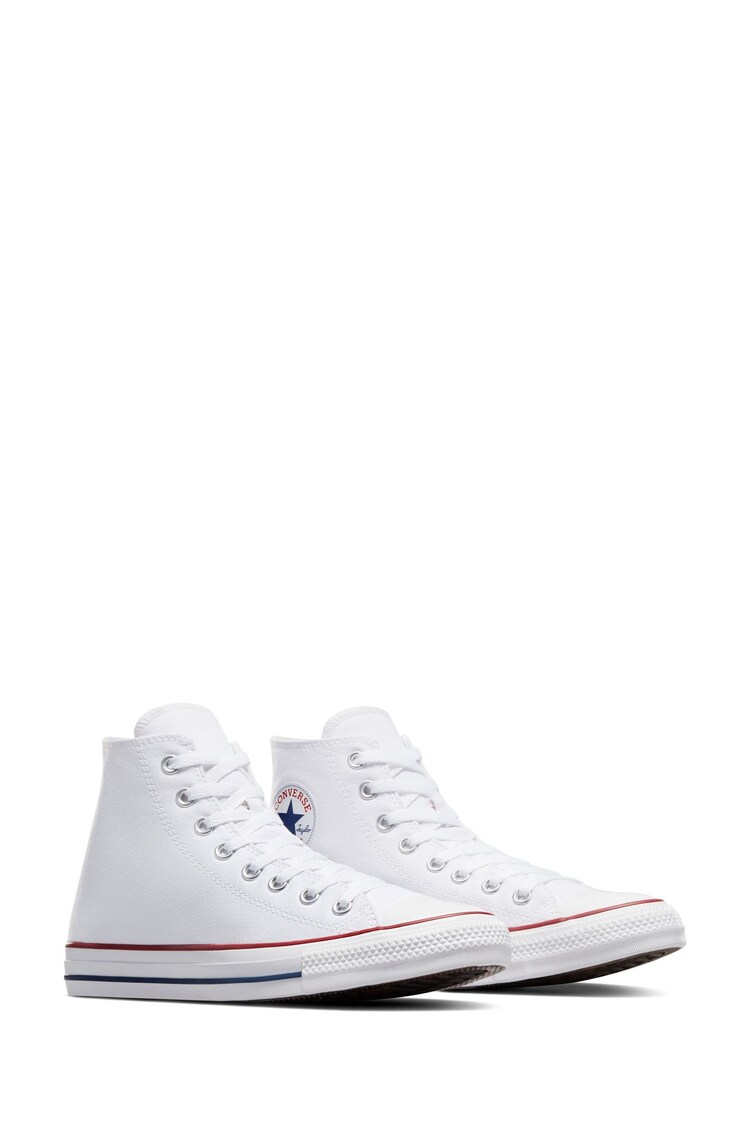 Converse White Regular Fit Chuck Taylor All Star High Trainers - Image 8 of 12