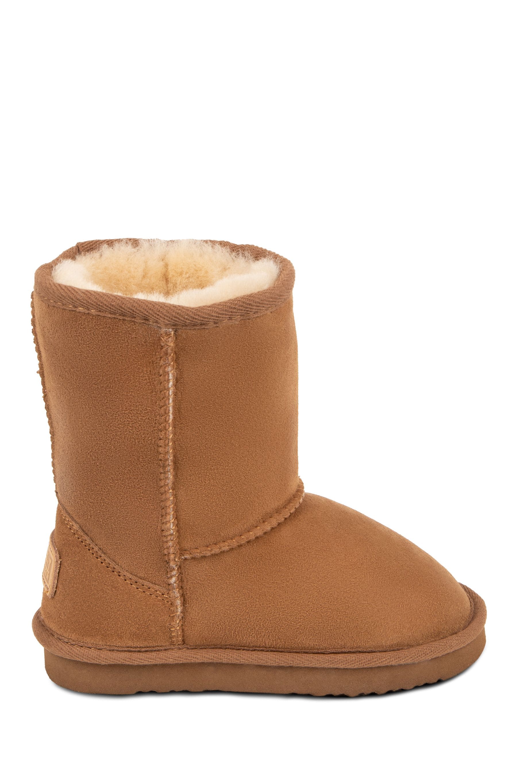 Totes Brown Childrens Classic Sheepskin Boots