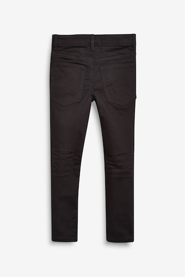 Black Super Skinny Fit Cotton Rich Stretch Jeans (3-17yrs)