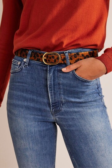 Boden Light Brown Classic Leather Belt