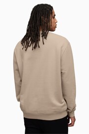 AllSaints Natural Varden Crew Sweat Top - Image 2 of 5