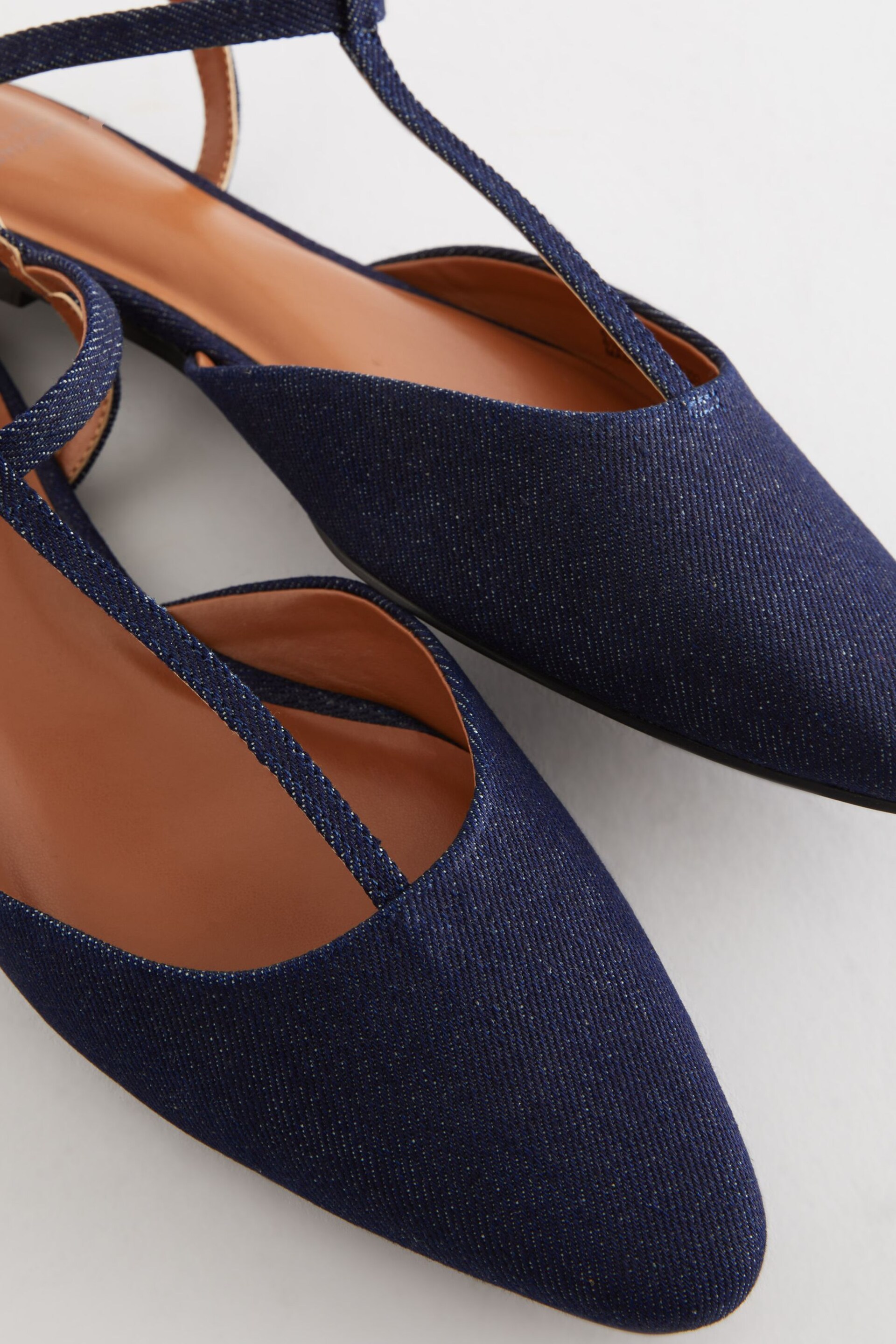 Denim Forever Comfort T Bar Slingback Shoes - Image 7 of 7