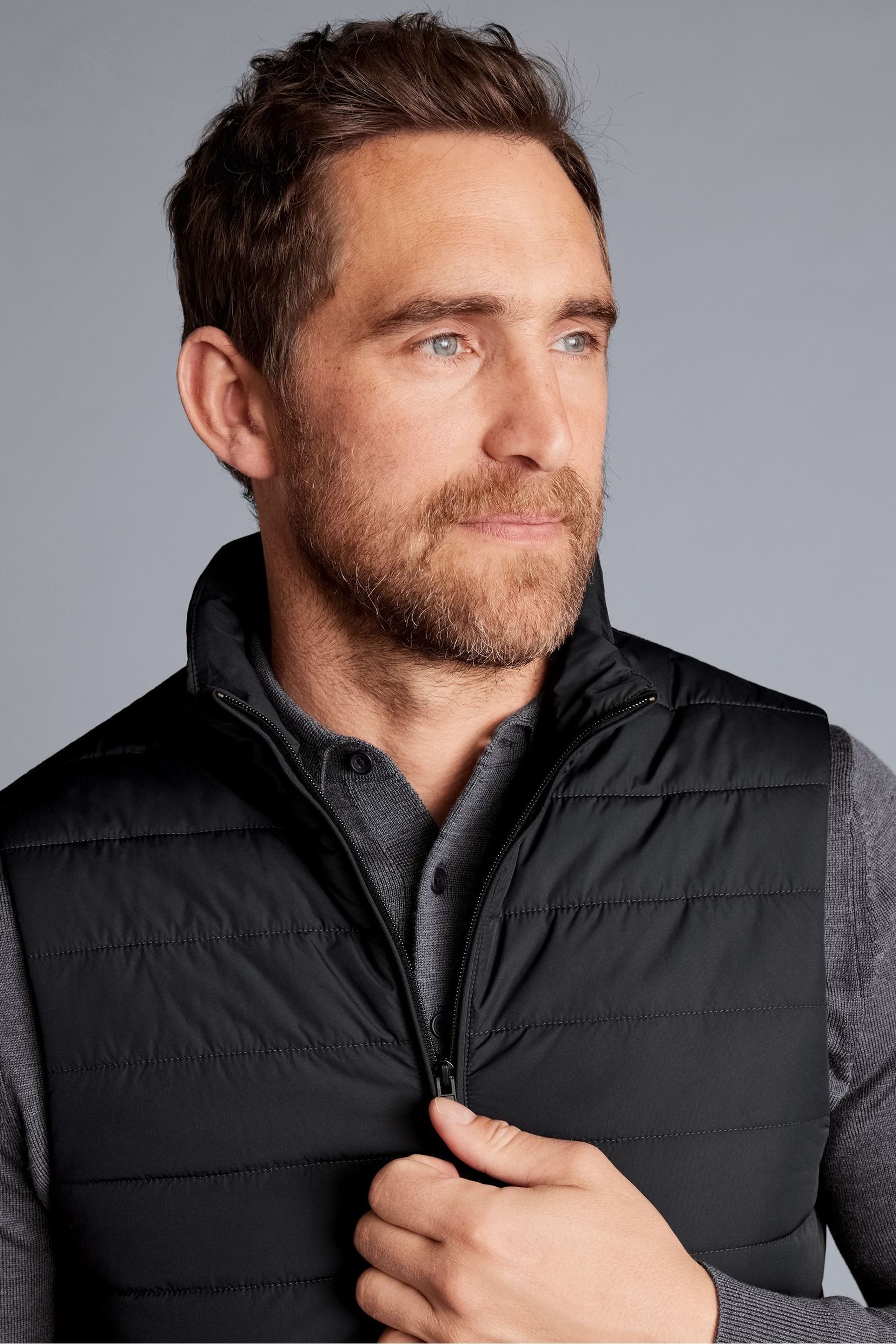 Charles tyrwhitt top quilted jacket